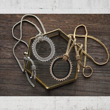 アラベスク-グラスホルダーネックレス（おーばる）-