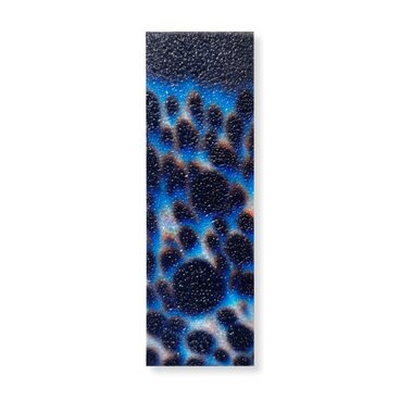 抽象画のかけら 栞　墨 × 和紙 × プラスチック加工｜12.5×4cm