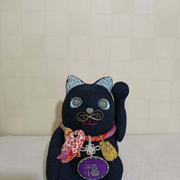招き猫 【2025】青墨