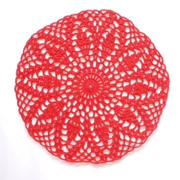 botan ドイリー 赤【24.0cm】