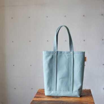 A4縦型トート<ペールスカイ> 倉敷帆布