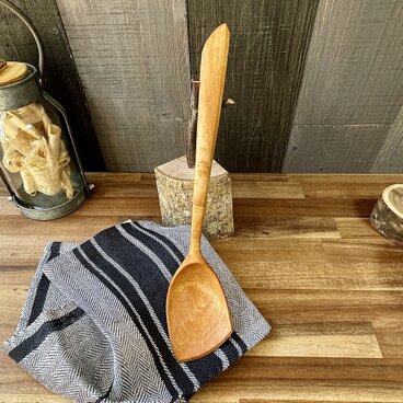 カエデ材の調理べら③