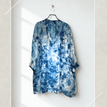 藍染 オーバーサイズチュニック