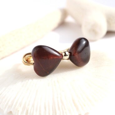 タイガーアイ　Ribbon　Wire　Ring