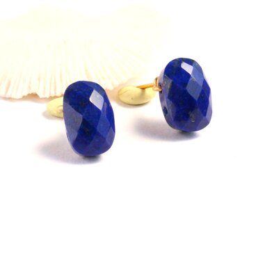 ラピスラズリ KIRAKIRA　Wire　ピアス／イヤリング