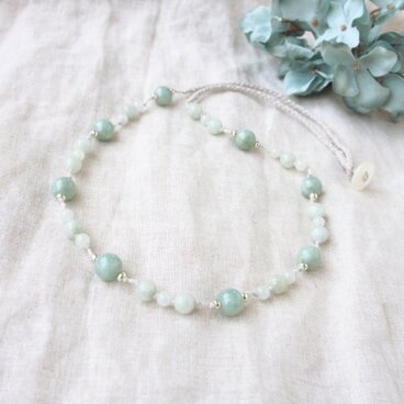 Pastel Green Necklace（翡翠）