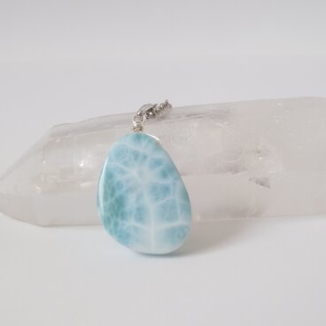 ラリマー　ネックレス