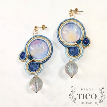 【ソウタシエ】淡い夢 一点物 (ピアス/イヤリング)母の日 プレゼント