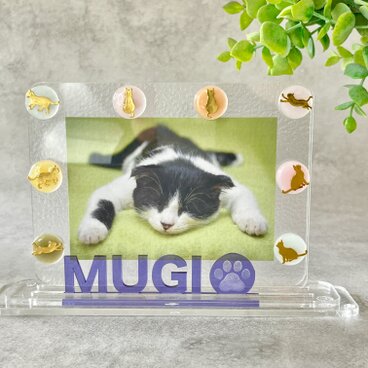 【日々がやわらぐ贈り物】　うるつやマグネット　フォトフレーム　インテリア　贈りもの　ギフト　雑貨　名入れ