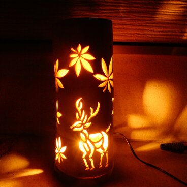 竹灯り・竹あかり・竹灯籠　 ～～ 癒しの灯り ★秋の野★～～