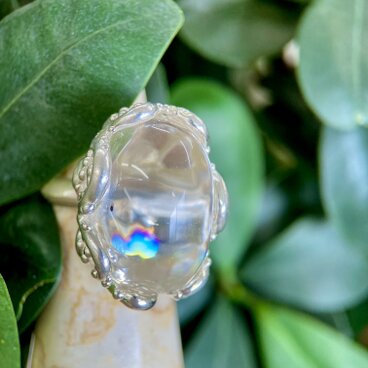 アイリスクォーツsilverリング(送料無料)