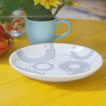 プレート渦【瀬戸焼】