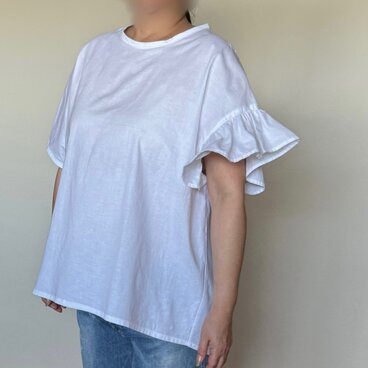 袖アシンメトリープルオーバー　受注製作