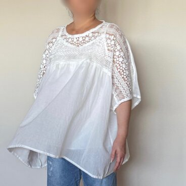 ケミカルレースプルオーバー　受注製作