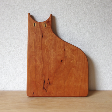catting board【カッティングボード/猫/ブラックチェリー】