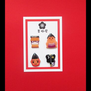 【選べるイヤリング】相撲【片耳1個売り】