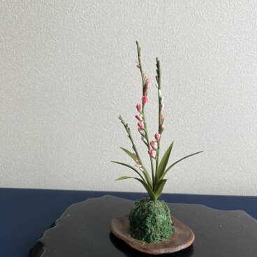 粘土の花　ネジバナ