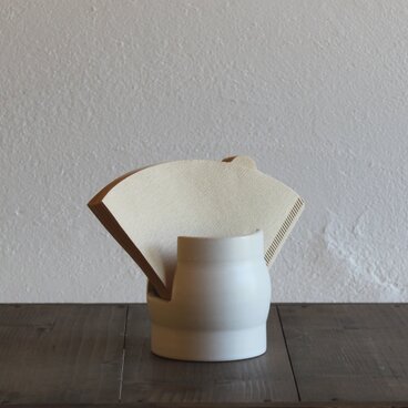 コーヒーフィルターホルダー白1