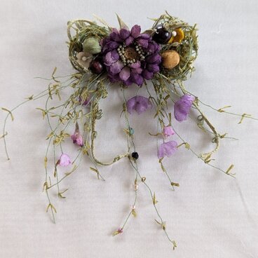 布花 小ぶりなマーガレット（紫）/ 00122