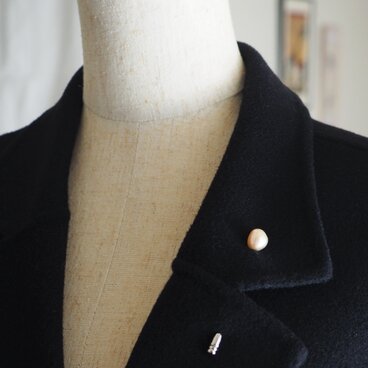 淡水パールブローチ № P6