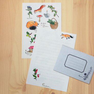 レターセット（Ａ5）レラ（森の動物）