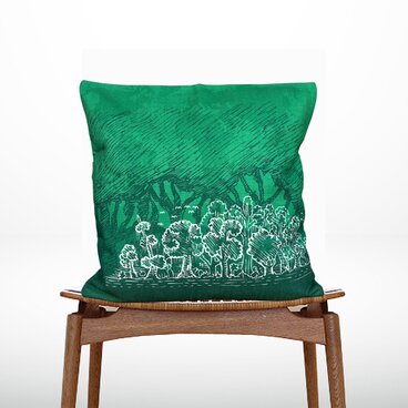 森のクッション The Green Forest design -ヒノキの香り-