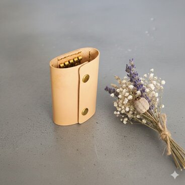 【受注生産】カードが入る4連キーケース（kc_03）