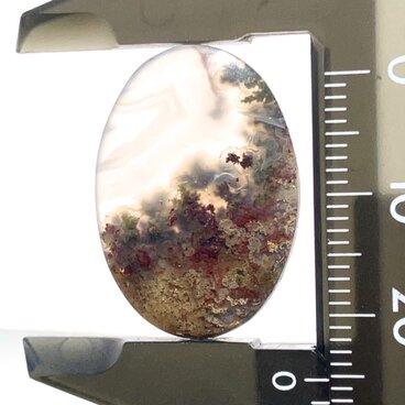 ガーデンモスアゲート[314] 25x18mm 19Cts　ルース／天然石／カボション