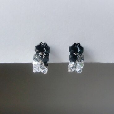 クリスタライズ+イヤリング (ピアス) β / グラデーション - 朝光　ねじバネ