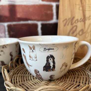 わんちゃんいっぱい　スープマグ