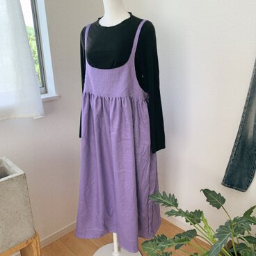 リネンキャミソールワンピース