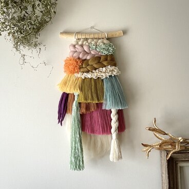 【一点もの】流木 ウィービングタペストリー『primitive,o'.』