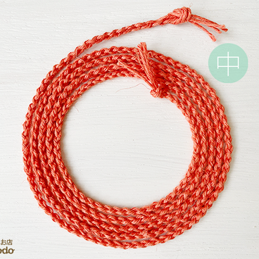 多目的ヘンプひも・中太【100cm】（オレンジ）