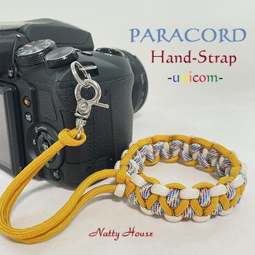 ハンドストラップ カメラ PARACORD パラコード パラシュート アウトドア ロープ キャンプ 防災 手編み 送料無料
