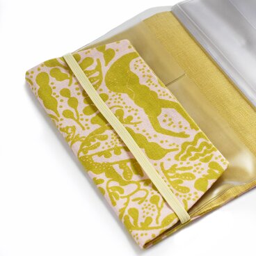 ブックカバー │ 裏側リネン