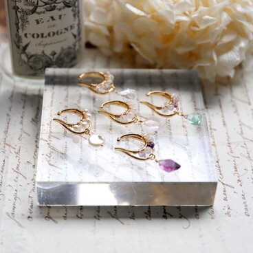 <4カラー展開> 2-stlyeイヤーカフ（片耳用）   (#1285)