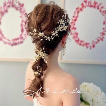 バックカチューシャ　結婚式　お呼ばれ　髪飾り　パール　成人式　髪飾り　ゴールド　ウエディング　髪飾り　ウエディング　アクセサリー