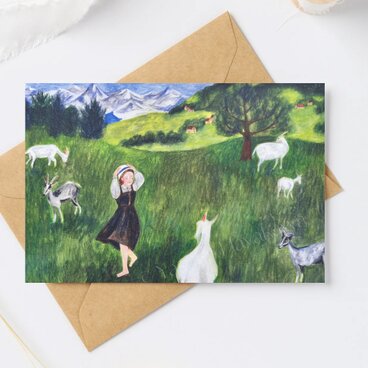 （4７）アルプスの少女　ポストカード　3枚セット