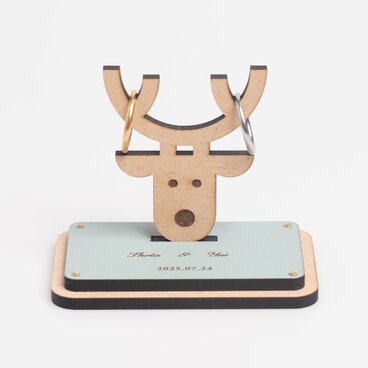 トナカイのリングピロー