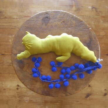 ねこのおもちゃ [neu] 03 マスタード "Stickitten"