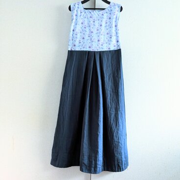 花のワンピース115wガーゼ