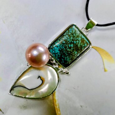 トルコ石ペンダント