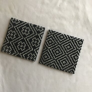 「刺し子｣コースター2枚セット