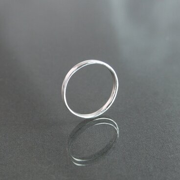 silver950 平打ちリング