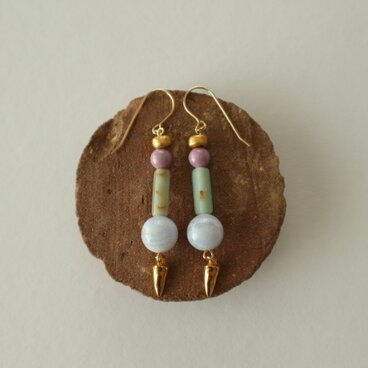 ミルクを加えたやさしい世界＜ピアス（イヤリング）＞