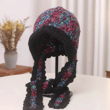 ニット帽子*秋*冬*春 *レディース*ふんわり*毛糸帽子*キャップ* ギフト