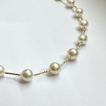 K14 あこや真珠 ネックレス