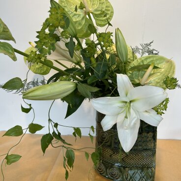 花器みどりのパッチワーク