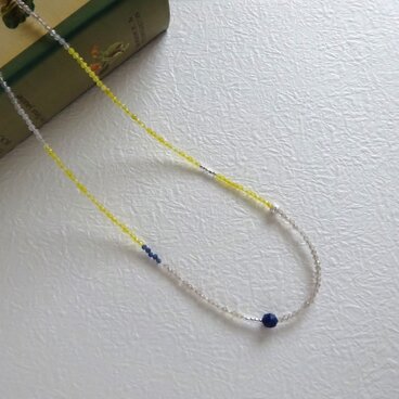 おちつきカラー天然石のネックレス1