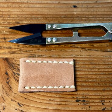 本革★糸切りばさみ　ばさみ　糸切バサミ　カバー　ケース★ハンドメイド